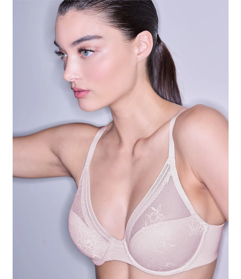 Natori Love Lace Full Coverage Plunge T-shirt Bra