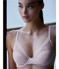 Natori Love Lace Full Coverage Plunge T-shirt Bra