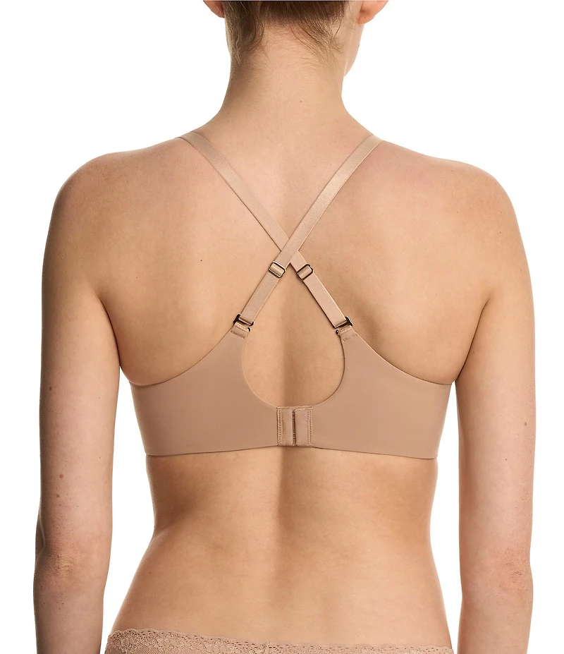 Natori Memoir Full Fit Memory Foam Convertible Underwire Floral Lace Bra