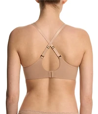 Natori Memoir Full Fit Memory Foam Convertible Underwire Floral Lace Bra