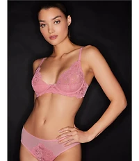 Natori Peony Unlined Demi Underwire Bra
