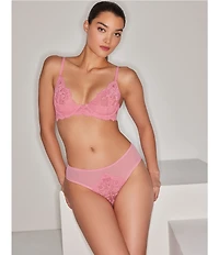 Natori Peony Unlined Demi Underwire Bra