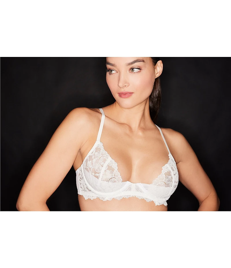 Natori Peony Unlined Demi Underwire Bra