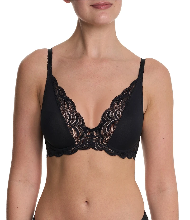 Natori Persuasion Lace Convertible Plunge T-Shirt Bra