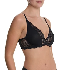 Natori Persuasion Lace Convertible Plunge T-Shirt Bra