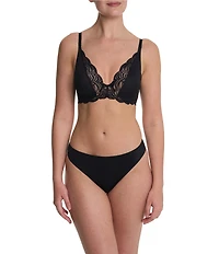 Natori Persuasion Lace Convertible Plunge T-Shirt Bra
