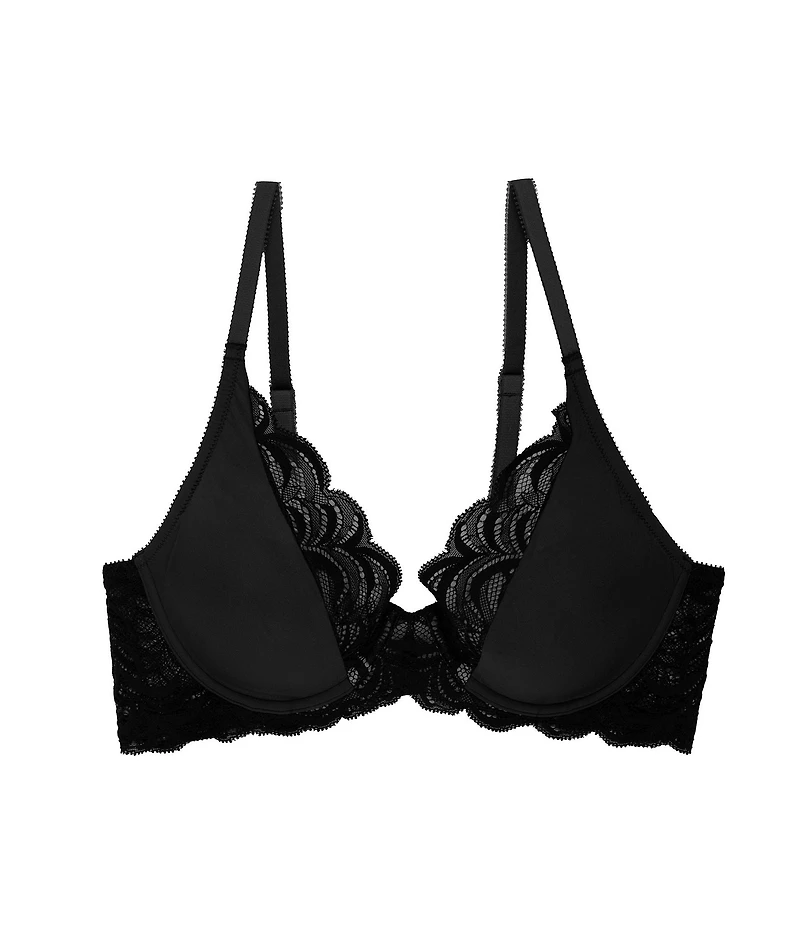 Natori Persuasion Lace Convertible Plunge T-Shirt Bra