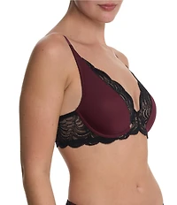 Natori Persuasion Lace Convertible Plunge T-Shirt Bra