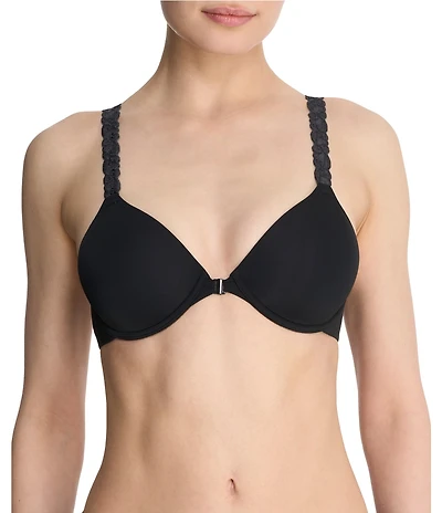 Natori Pure Luxe Convertible Front-Closure T-Shirt Bra