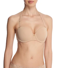 Natori Pure Luxe Convertible Strapless Contour Underwire Bra