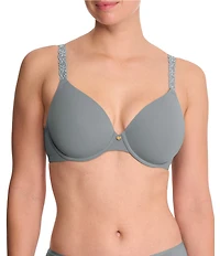 Natori Pure Luxe Seamless Full-Busted Underwire U-Back Contour T-Shirt Bra