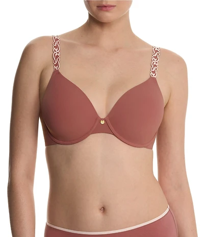 Natori Pure Luxe Seamless Full-Busted Underwire U-Back Contour T-Shirt Bra