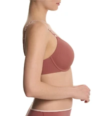 Natori Pure Luxe Seamless Full-Busted Underwire U-Back Contour T-Shirt Bra