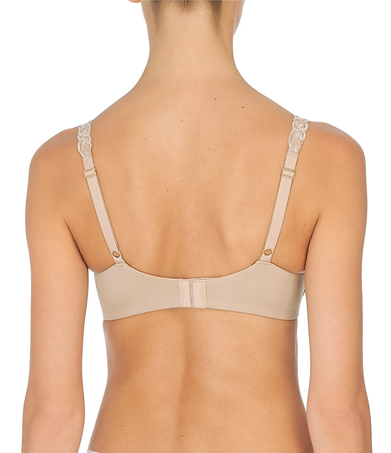 Natori Pure Luxe Seamless Full-Busted Underwire U-Back Contour T-Shirt Bra