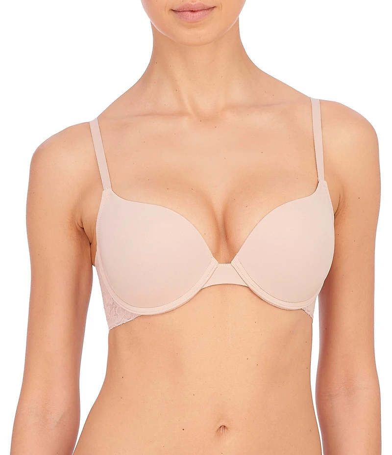 Natori Sheer Glamour Push-Up Underwire Bra