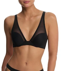 Natori True Zen Mesh Plunge T-Shirt Bra
