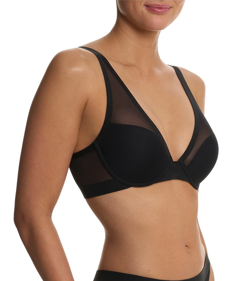 Natori True Zen Mesh Plunge T-Shirt Bra