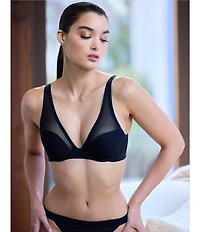 Natori True Zen Mesh Plunge T-Shirt Bra