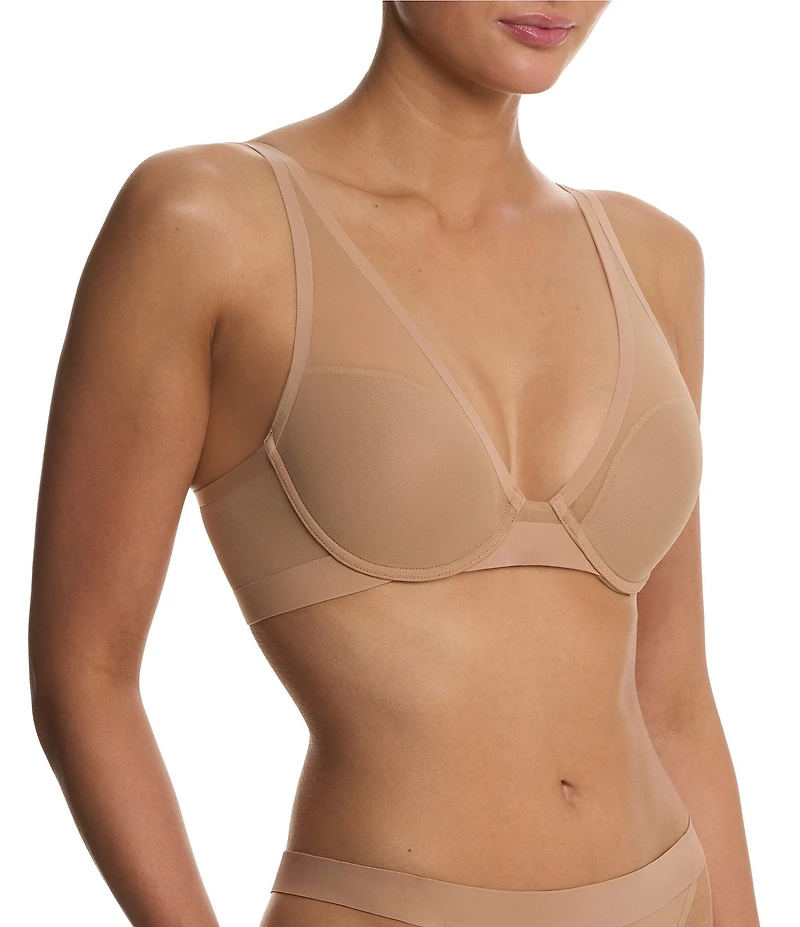 Natori True Zen Mesh Plunge T-Shirt Bra