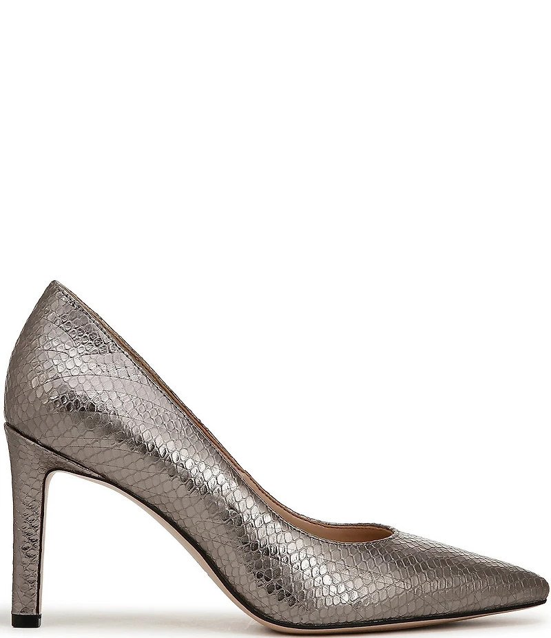Naturalizer 27 Edit Adele Embossed Leather Pointed Toe Pumps