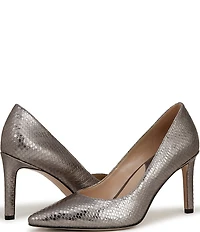 Naturalizer 27 Edit Adele Embossed Leather Pointed Toe Pumps