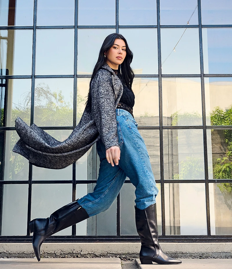 Naturalizer 27 EDIT Brooke Leather Tall Western Boots