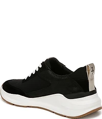 Naturalizer 27 EDIT Brooke Mesh and Glossy Suede Lace Up Sneakers