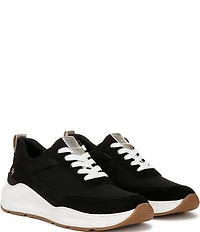 Naturalizer 27 EDIT Brooke Mesh and Glossy Suede Lace Up Sneakers