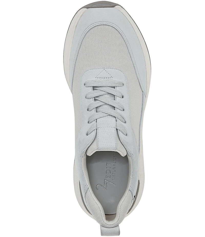 Naturalizer 27 EDIT Brooke Mesh Suede Lace Up Sneakers