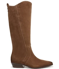 Naturalizer 27 EDIT Brooke Suede Tall Western Boots