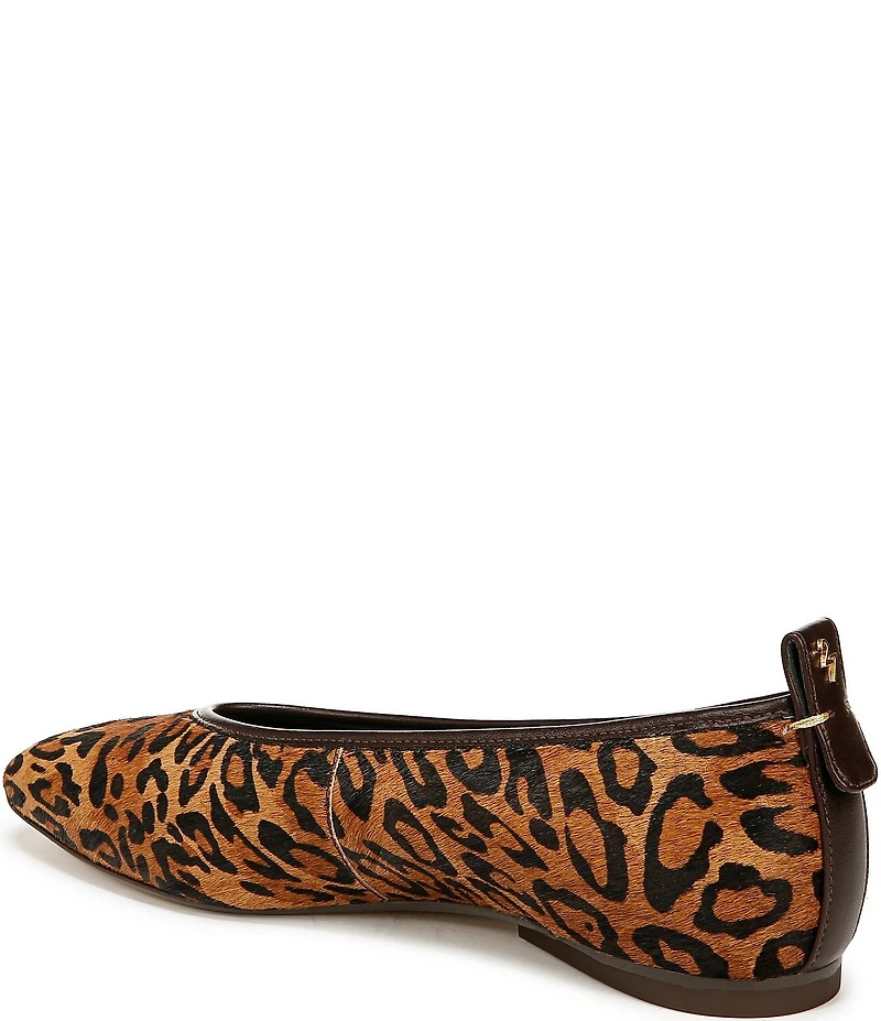 Naturalizer 27 EDIT Carla Cheetah Print Square Toe Ballet Flats