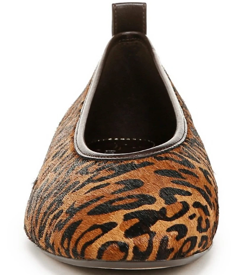 Naturalizer 27 EDIT Carla Cheetah Print Square Toe Ballet Flats