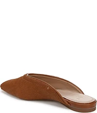 Naturalizer 27 EDIT Carla Brahma Hair Square Toe Flat Mules