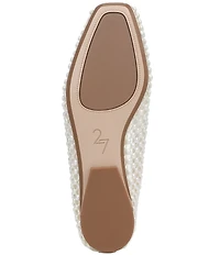 Naturalizer 27 EDIT Carla Mesh Pearl Square Toe Ballet Flats