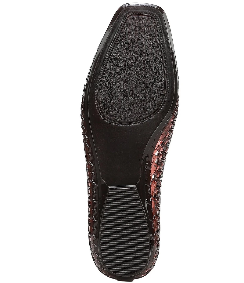 Naturalizer 27 EDIT Carla Perforated Jelly Square Toe Ballet Flats