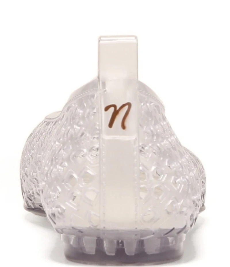 Naturalizer 27 EDIT Carla Perforated Jelly Square Toe Ballet Flats