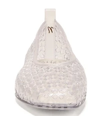 Naturalizer 27 EDIT Carla Perforated Jelly Square Toe Ballet Flats