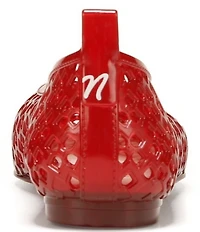 Naturalizer 27 EDIT Carla Perforated Jelly Square Toe Ballet Flats