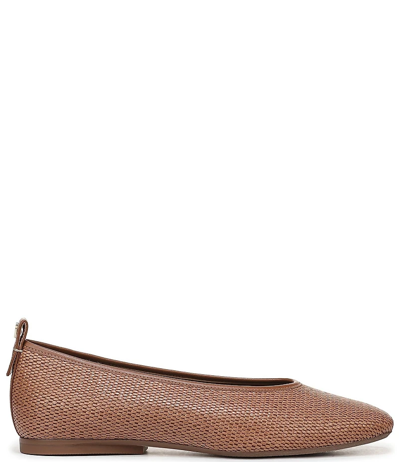 Naturalizer 27 EDIT Carla Raffia Square Toe Ballet Flats