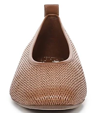 Naturalizer 27 EDIT Carla Raffia Square Toe Ballet Flats