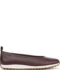 Naturalizer 27 EDIT Carla Sport Leather Round Toe Casual Ballet Flats
