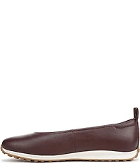 Naturalizer 27 EDIT Carla Sport Leather Round Toe Casual Ballet Flats