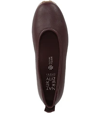 Naturalizer 27 EDIT Carla Sport Leather Round Toe Casual Ballet Flats