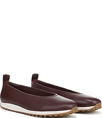 Naturalizer 27 EDIT Carla Sport Leather Round Toe Casual Ballet Flats