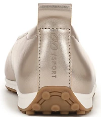 Naturalizer 27 EDIT Carla Sport Leather Round Toe Casual Ballet Flats