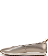 Naturalizer 27 EDIT Carla Sport Leather Round Toe Casual Ballet Flats