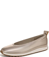 Naturalizer 27 EDIT Carla Sport Leather Round Toe Casual Ballet Flats