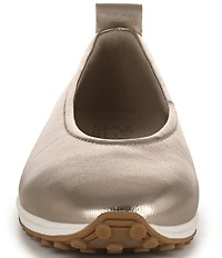 Naturalizer 27 EDIT Carla Sport Leather Round Toe Casual Ballet Flats