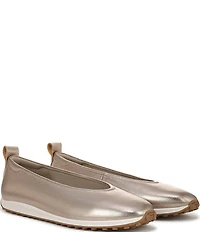 Naturalizer 27 EDIT Carla Sport Leather Round Toe Casual Ballet Flats