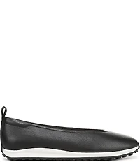 Naturalizer 27 EDIT Carla Sport Leather Round Toe Casual Ballet Flats
